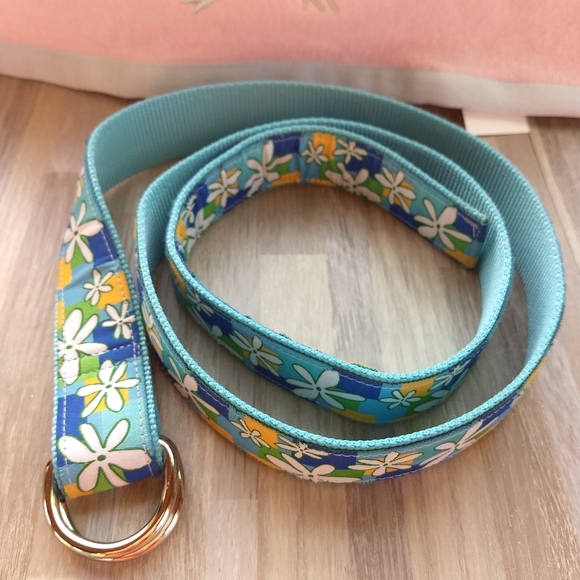 Douglas Paquette Floral Belt Retired Floral - Picture 2 of 4